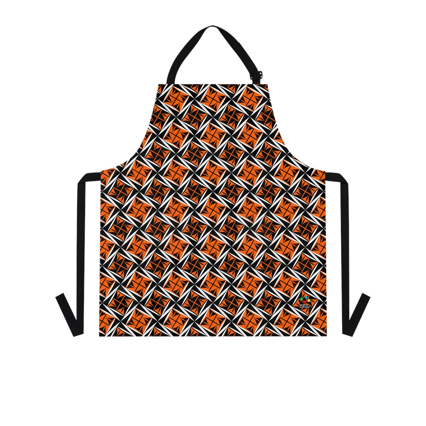 Sacred Winds in Orange Two Pocket Apron