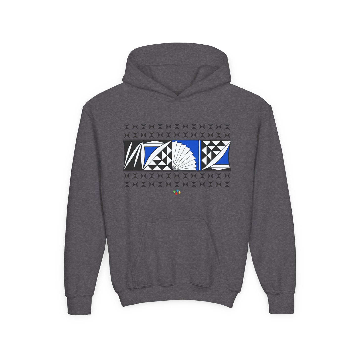 Blue Southwest Sunrise Youth Heavy Blend Hooded Sweatshirt