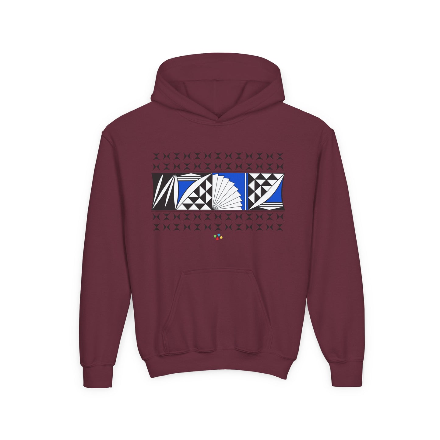 Blue Southwest Sunrise Youth Heavy Blend Hooded Sweatshirt