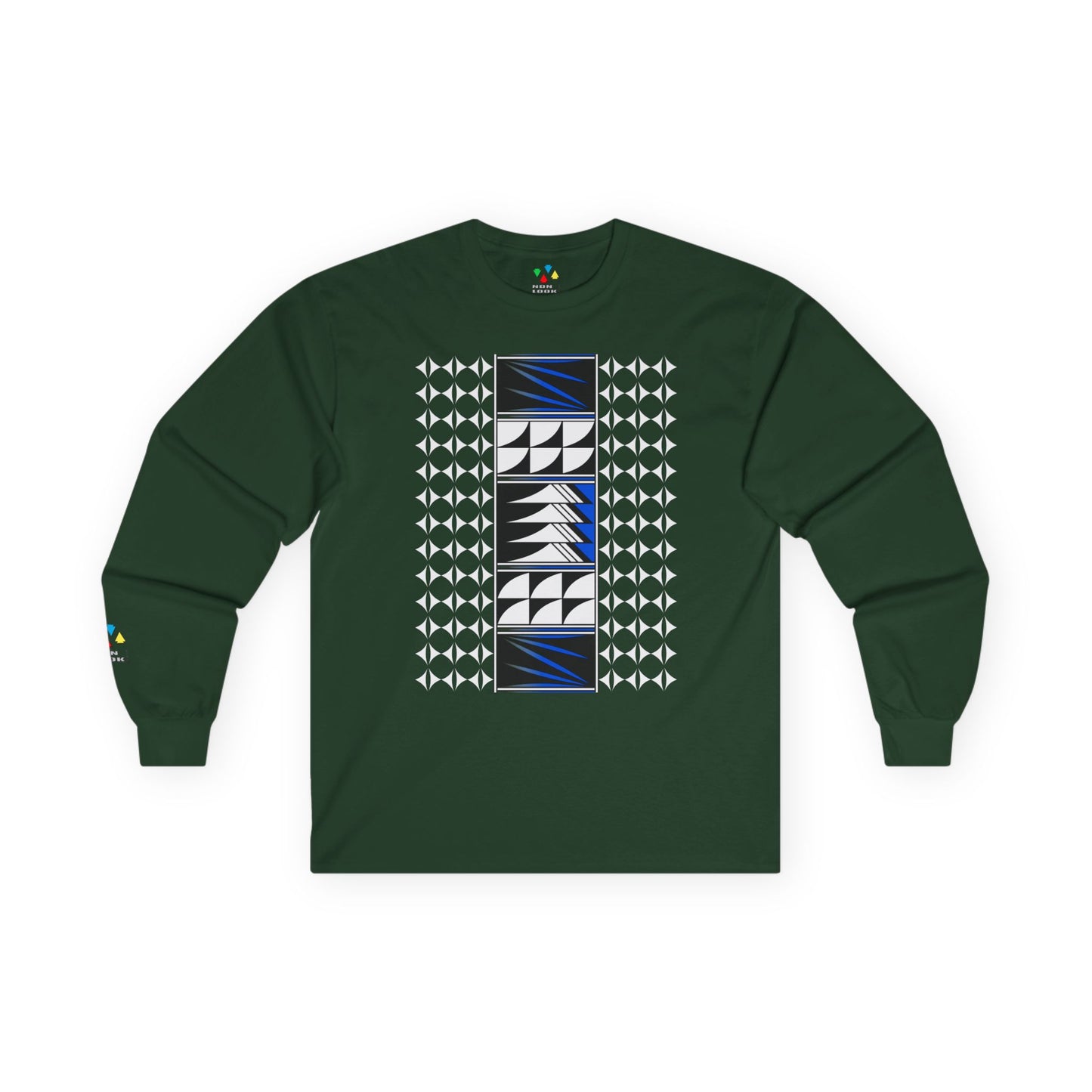 Feather Blessings in Blue Unisex Long Sleeve Tee