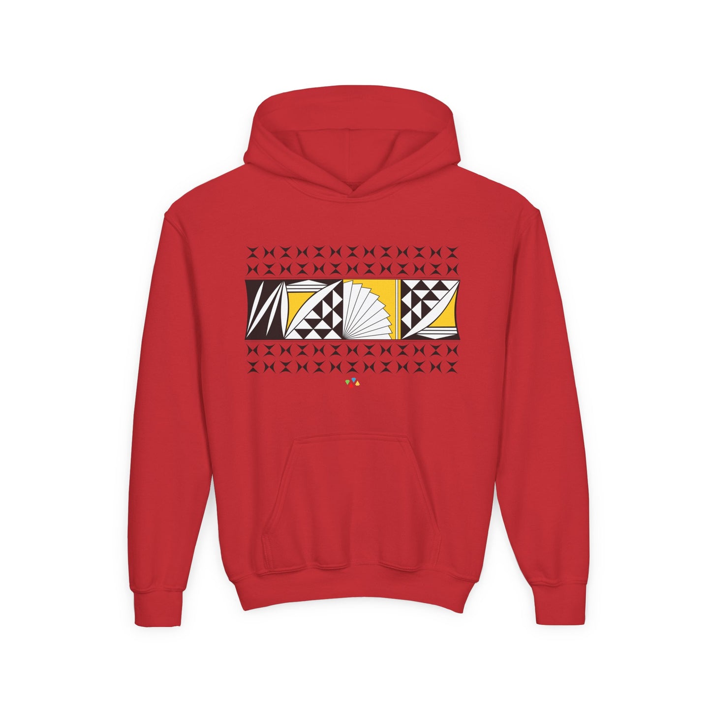 Yellow Southwest Sunrise Youth Heavy Blend Hooded Sweatshirt