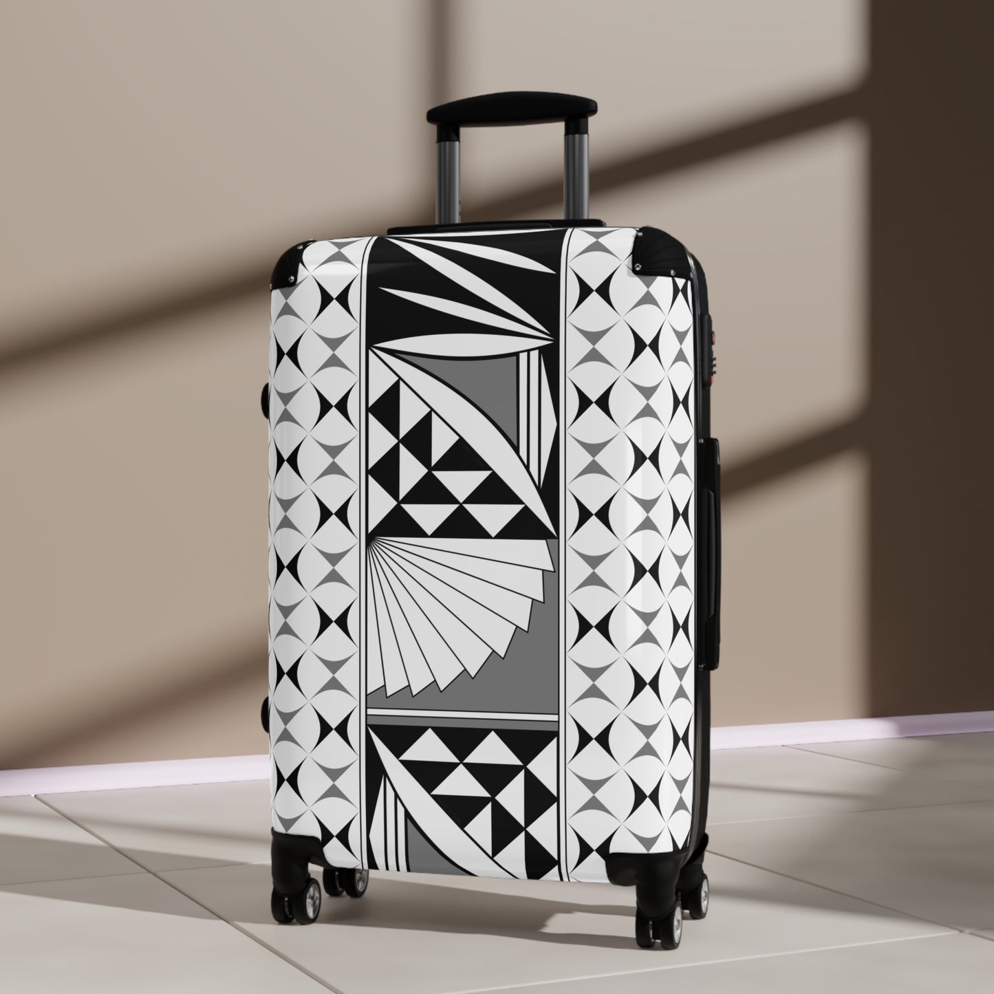 Gray Southwest Sunrise Suitcases