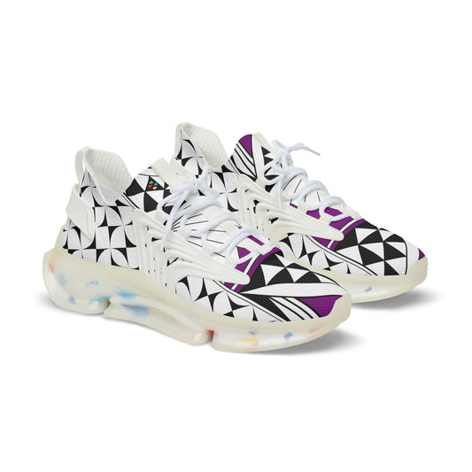 Southwest Sunrise in Purple Men's Mesh Sneakers