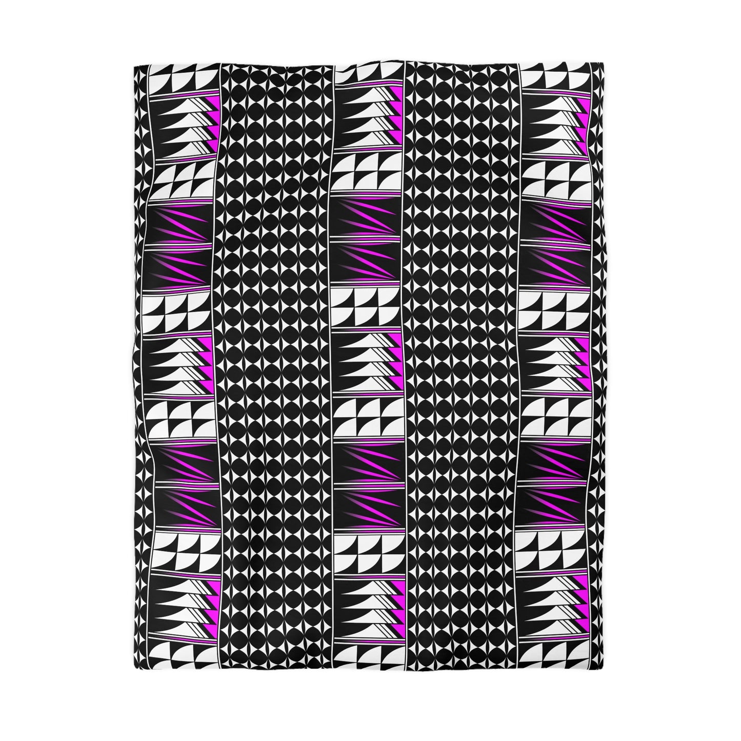 Blessed Feathers in Pink Microfiber Duvet Cover