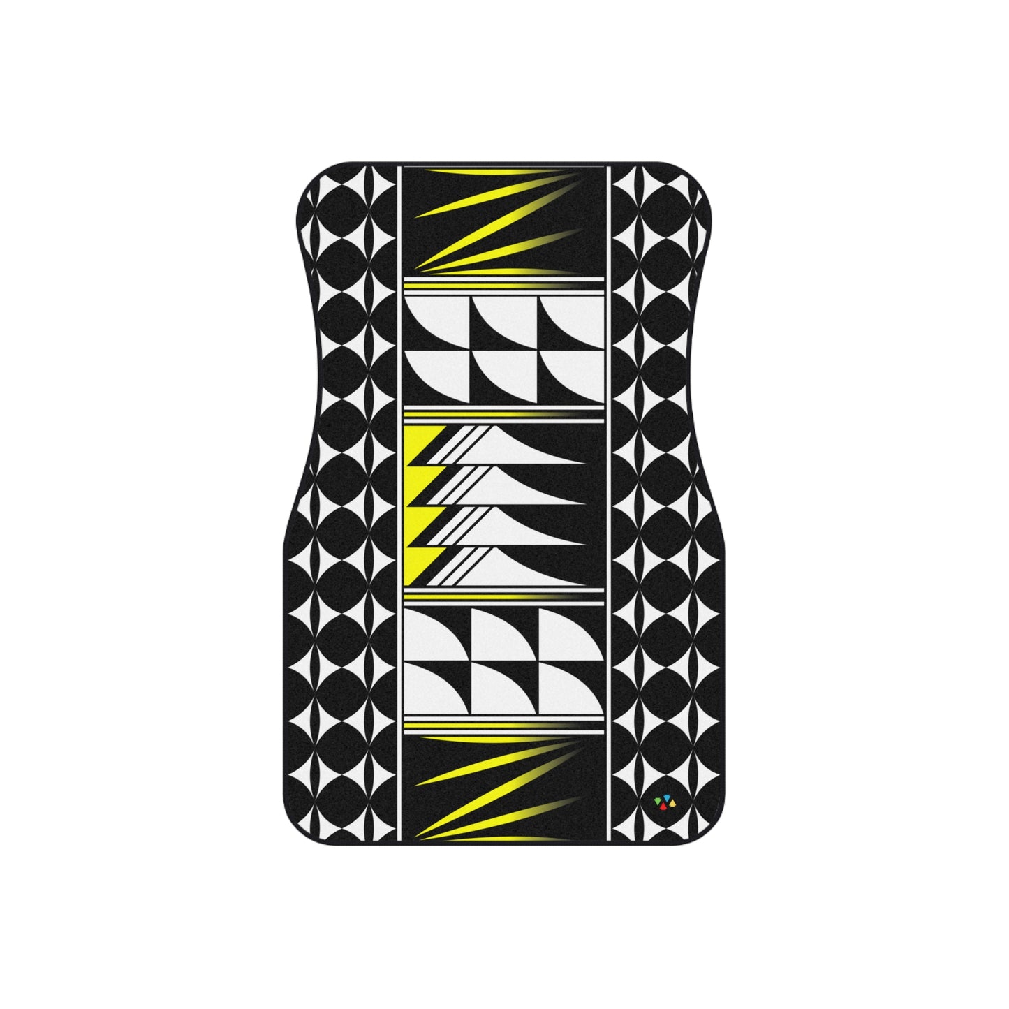 Yellow Native Feather Blessings Car Mats (Set of 4)