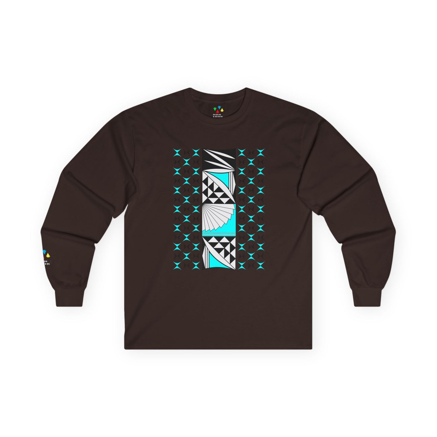 Southwest Sunrise in Turquoise Unisex Long Sleeve Tee