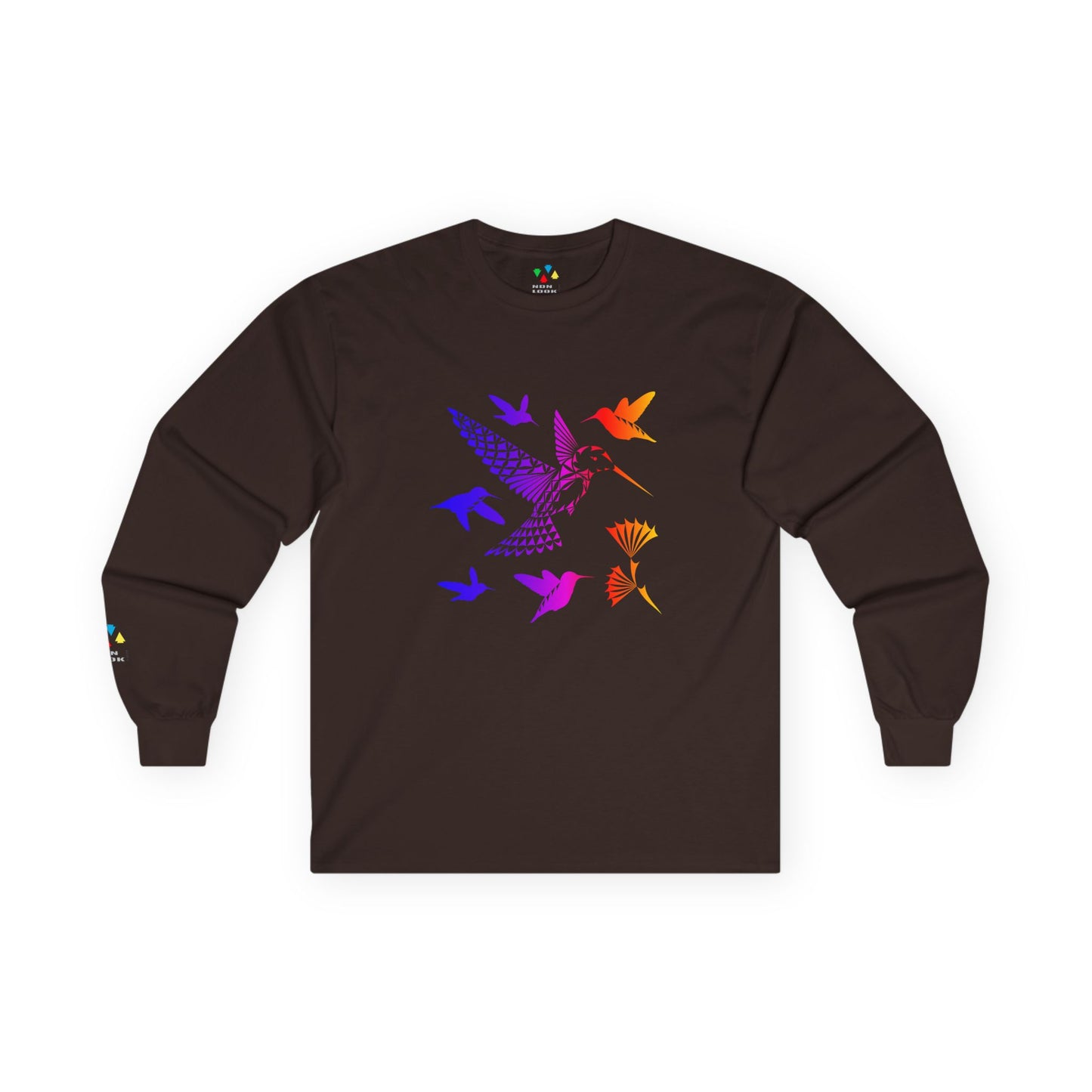 Rainbow Hummingbird Blessing Unisex Long Sleeve Tee