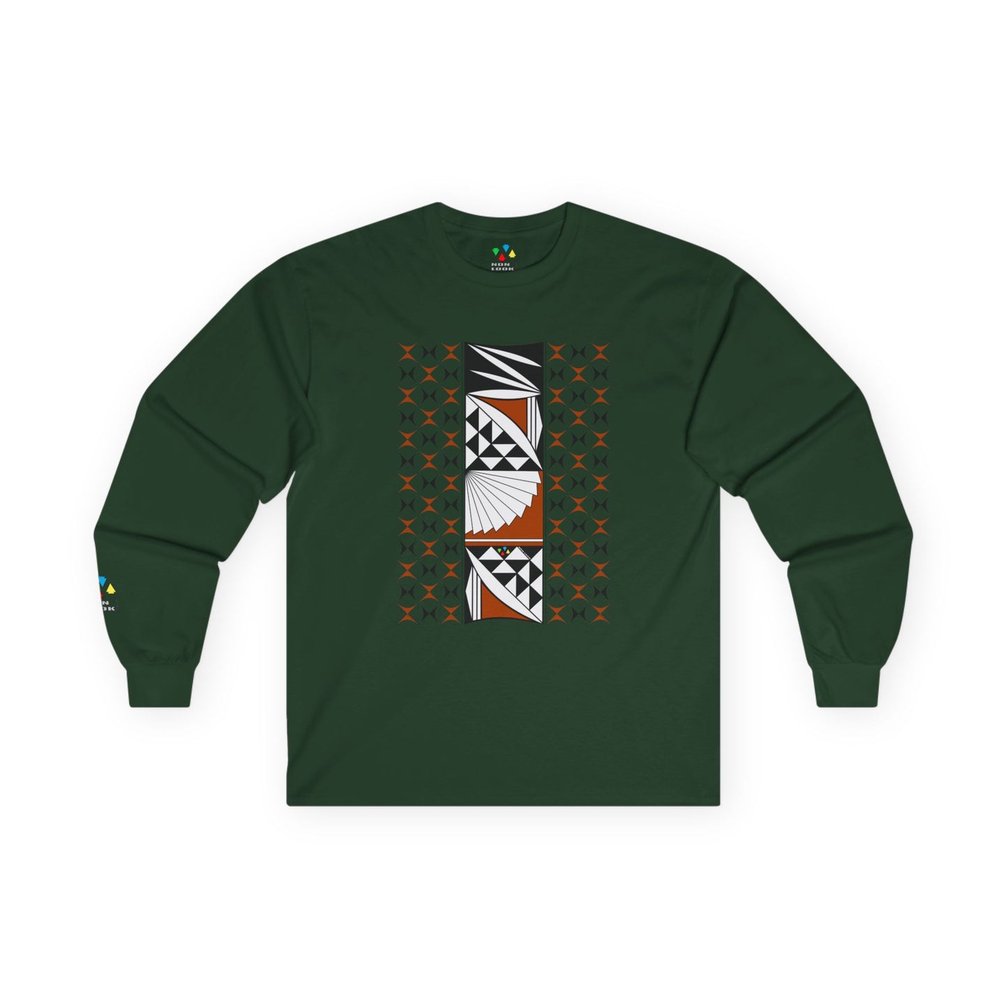 Southwest Sunrise in Rust Unisex Long Sleeve Tee