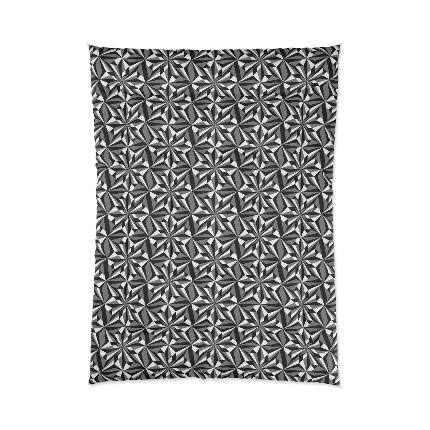 Southwest Desert Flower in Gray Comforter