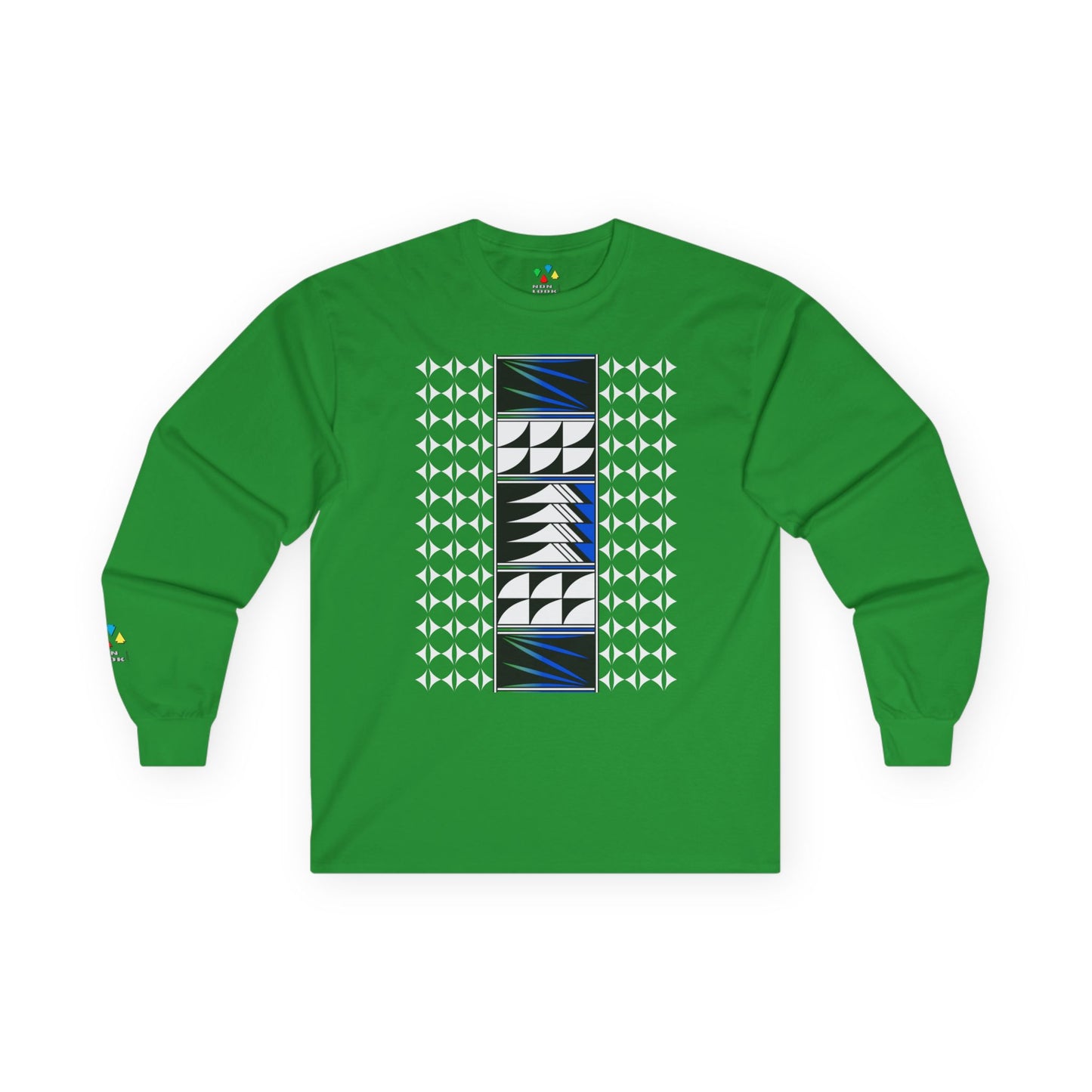 Feather Blessings in Blue Unisex Long Sleeve Tee