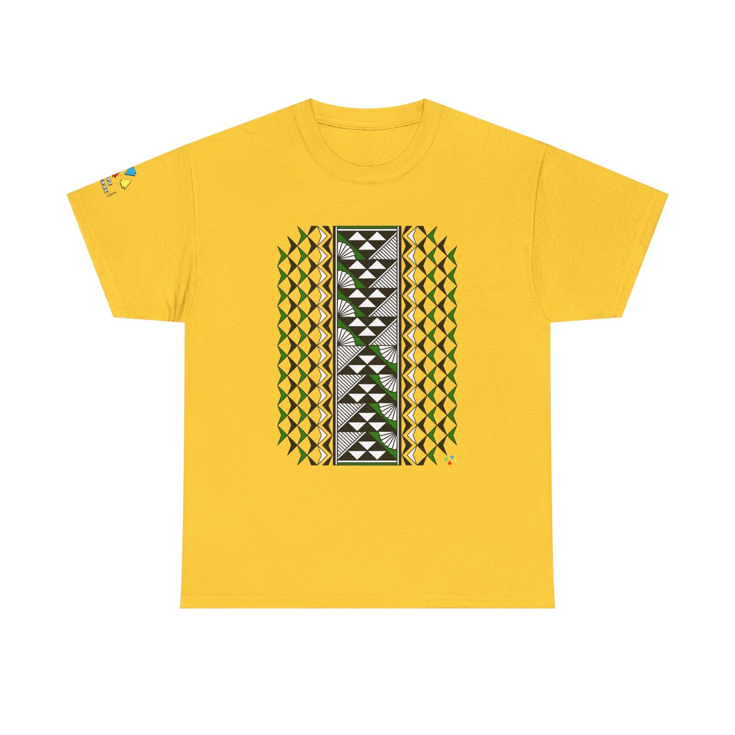 Sun and Rain in Green Gildan Unisex Tee