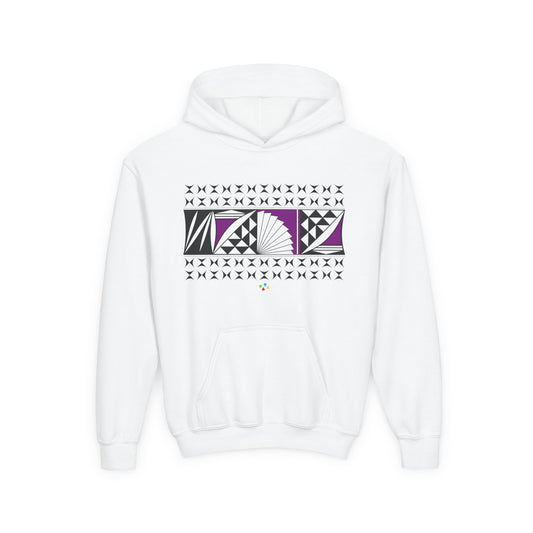Purple Southwest Sunrise Youth Heavy Blend Hooded Sweatshirt