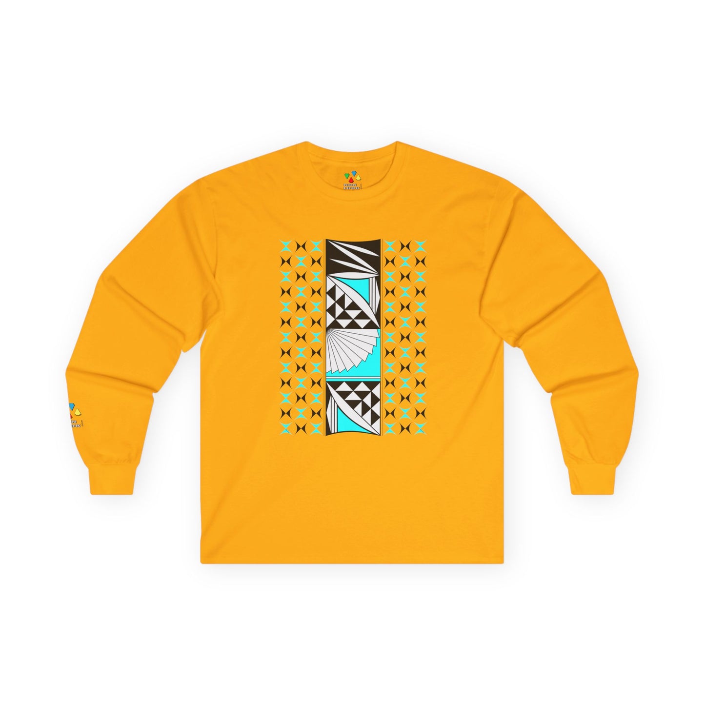 Southwest Sunrise in Turquoise Unisex Long Sleeve Tee