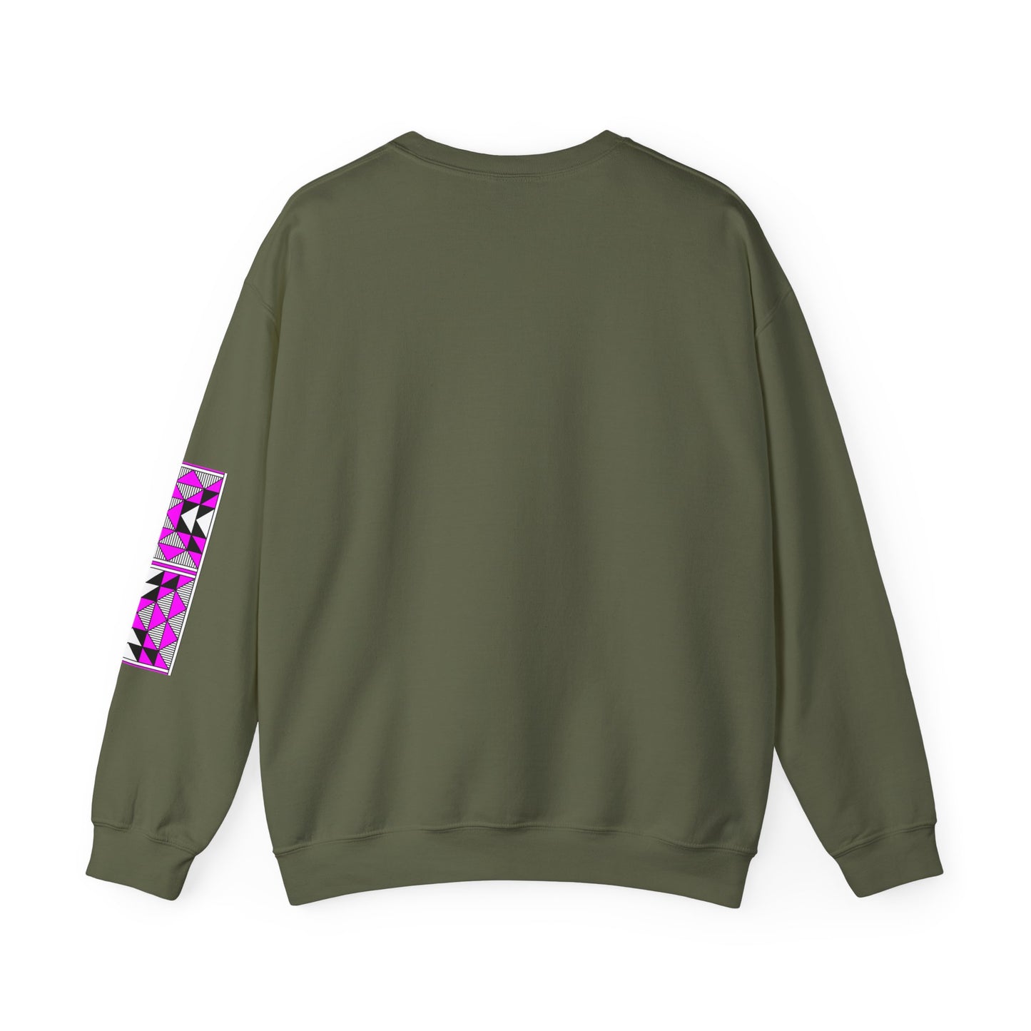 Sacred Mountains in Pink Unisex Sweatshirt