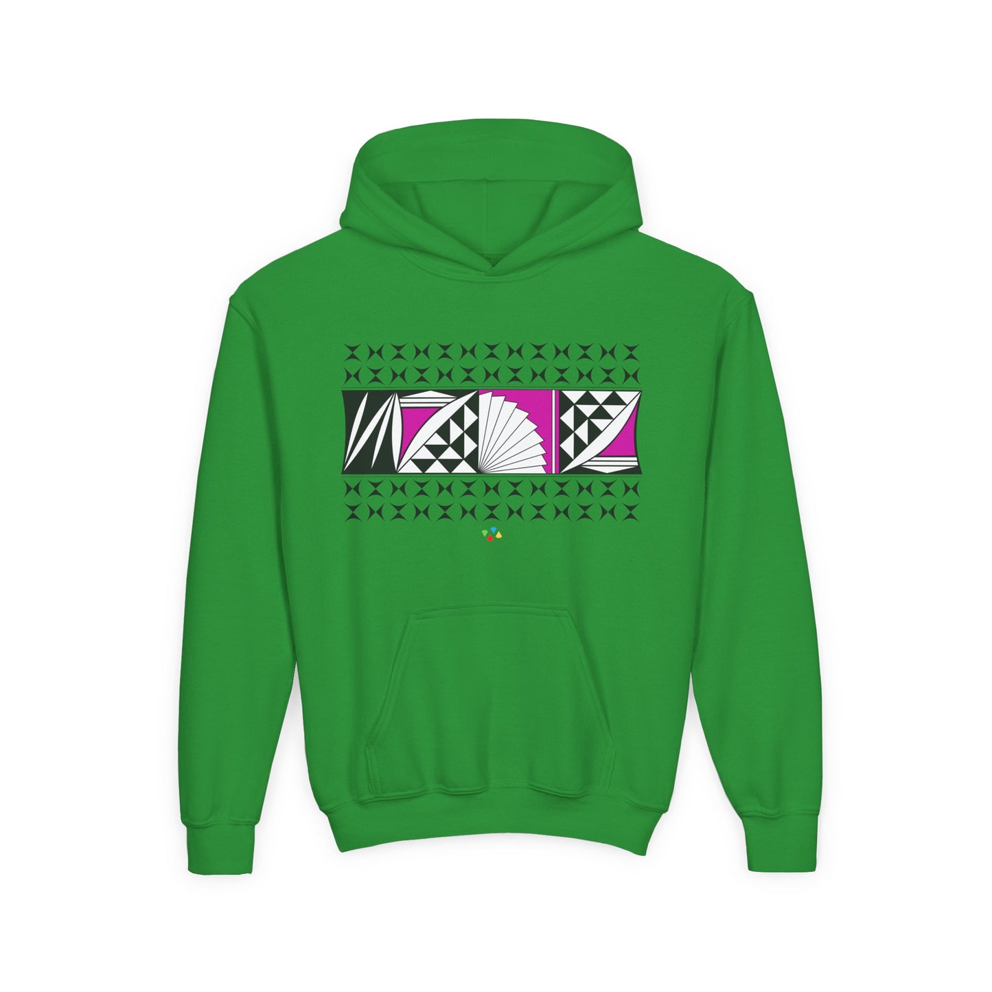Pink Southwest Sunrise Youth Heavy Blend Hooded Sweatshirt