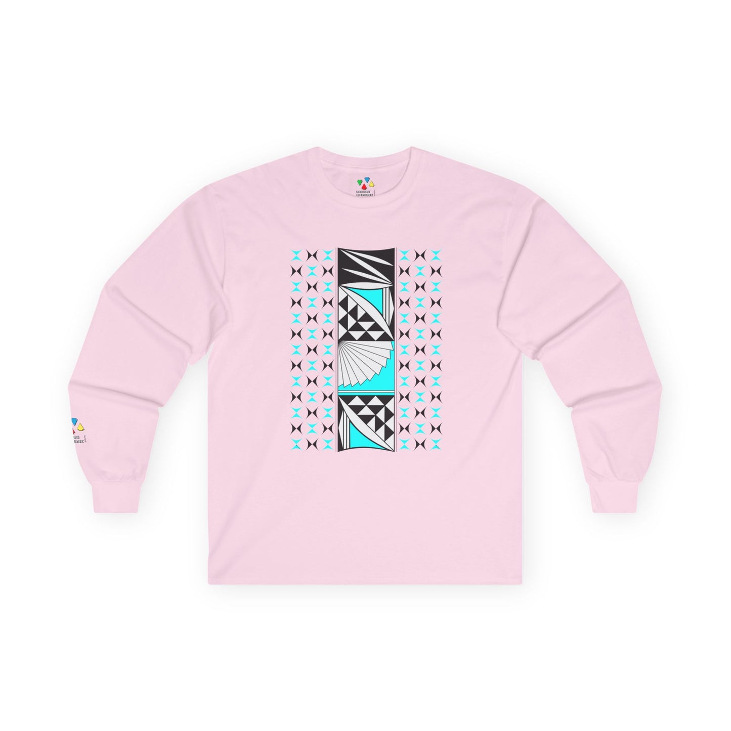 Southwest Sunrise in Turquoise Unisex Long Sleeve Tee