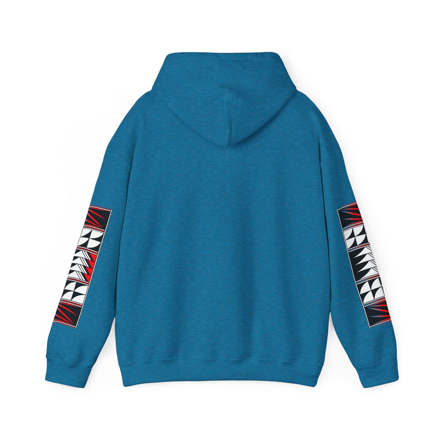 Blessed Feathers in Red Unisex Hoodie