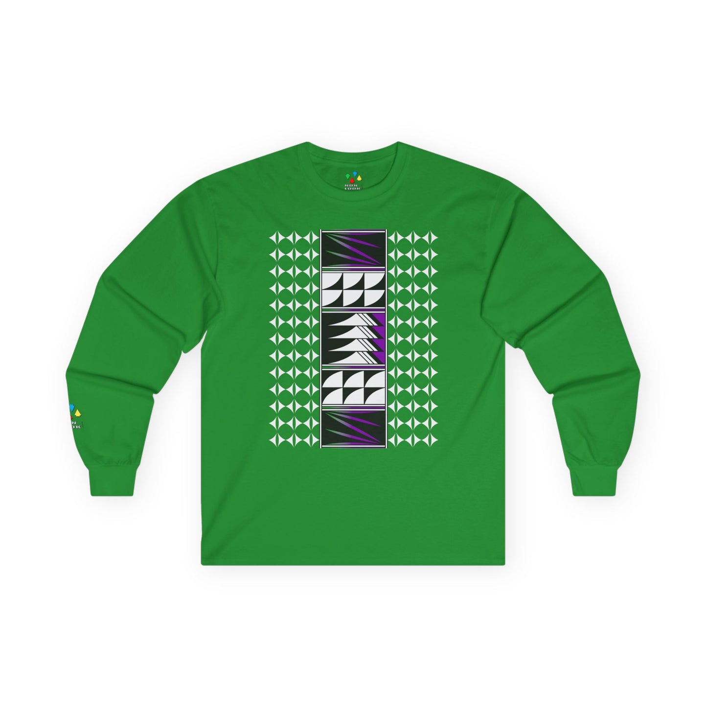 Feather Blessings in Purple Unisex Long Sleeve Tee