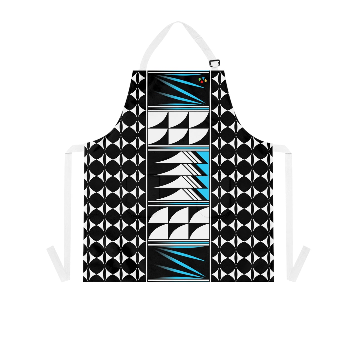 Turquoise Native Feather Blessing Two Pocket Apron