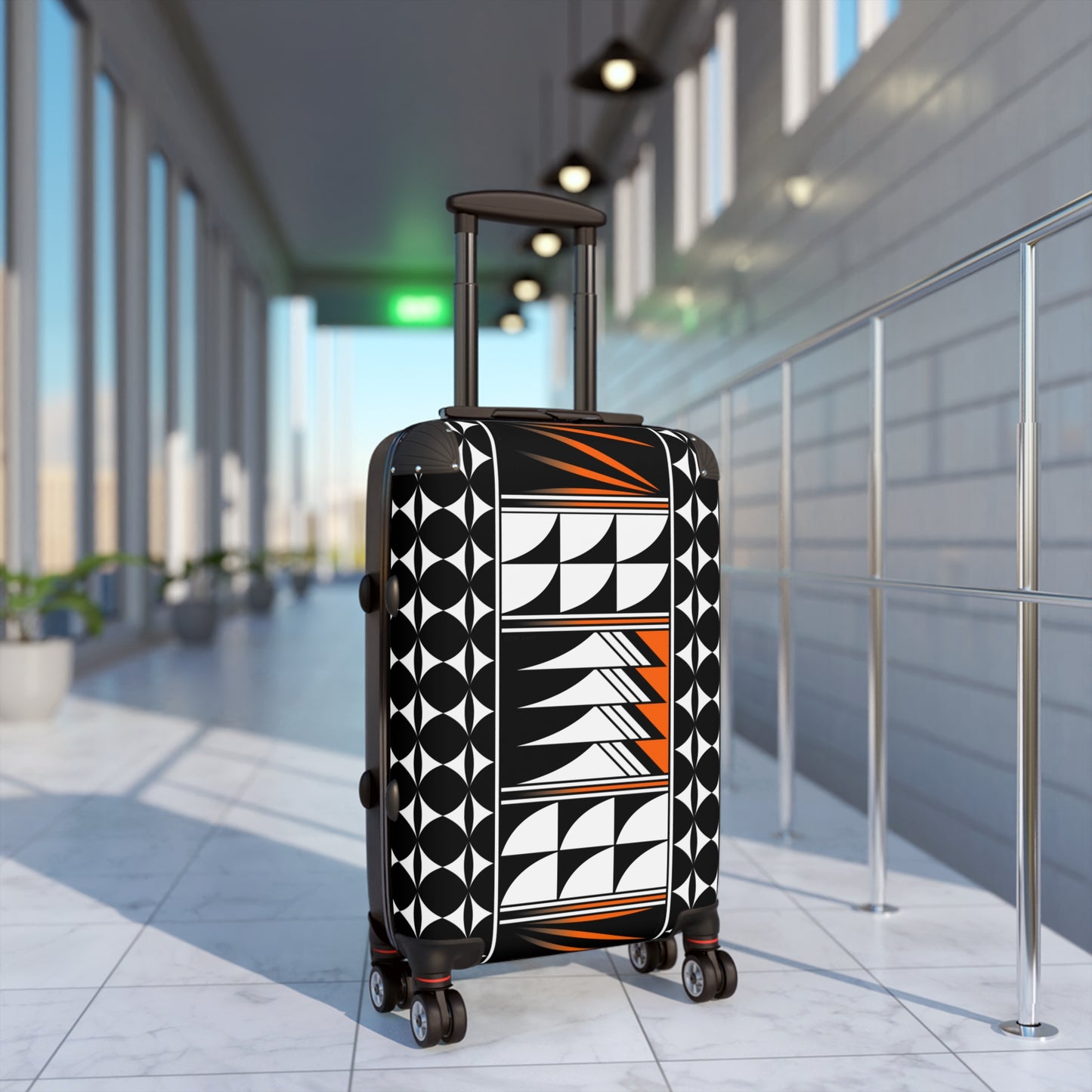 Blessed Feathers in Orange Suitcases