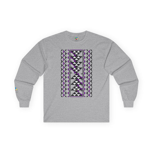 Sun and Rain in Purple Unisex Long Sleeve Tee