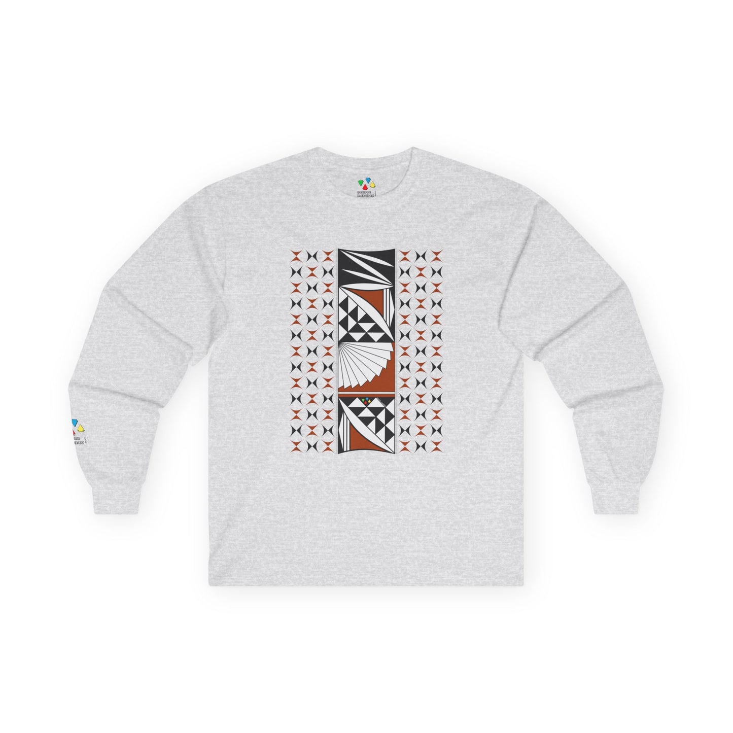 Southwest Sunrise in Rust Unisex Long Sleeve Tee