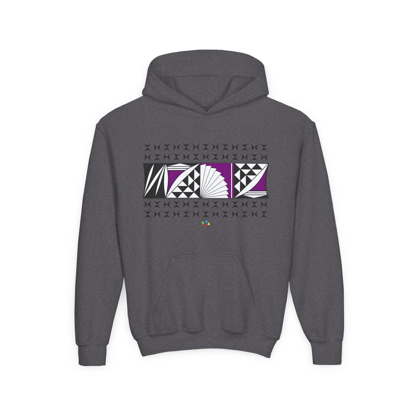 Purple Southwest Sunrise Youth Heavy Blend Hooded Sweatshirt