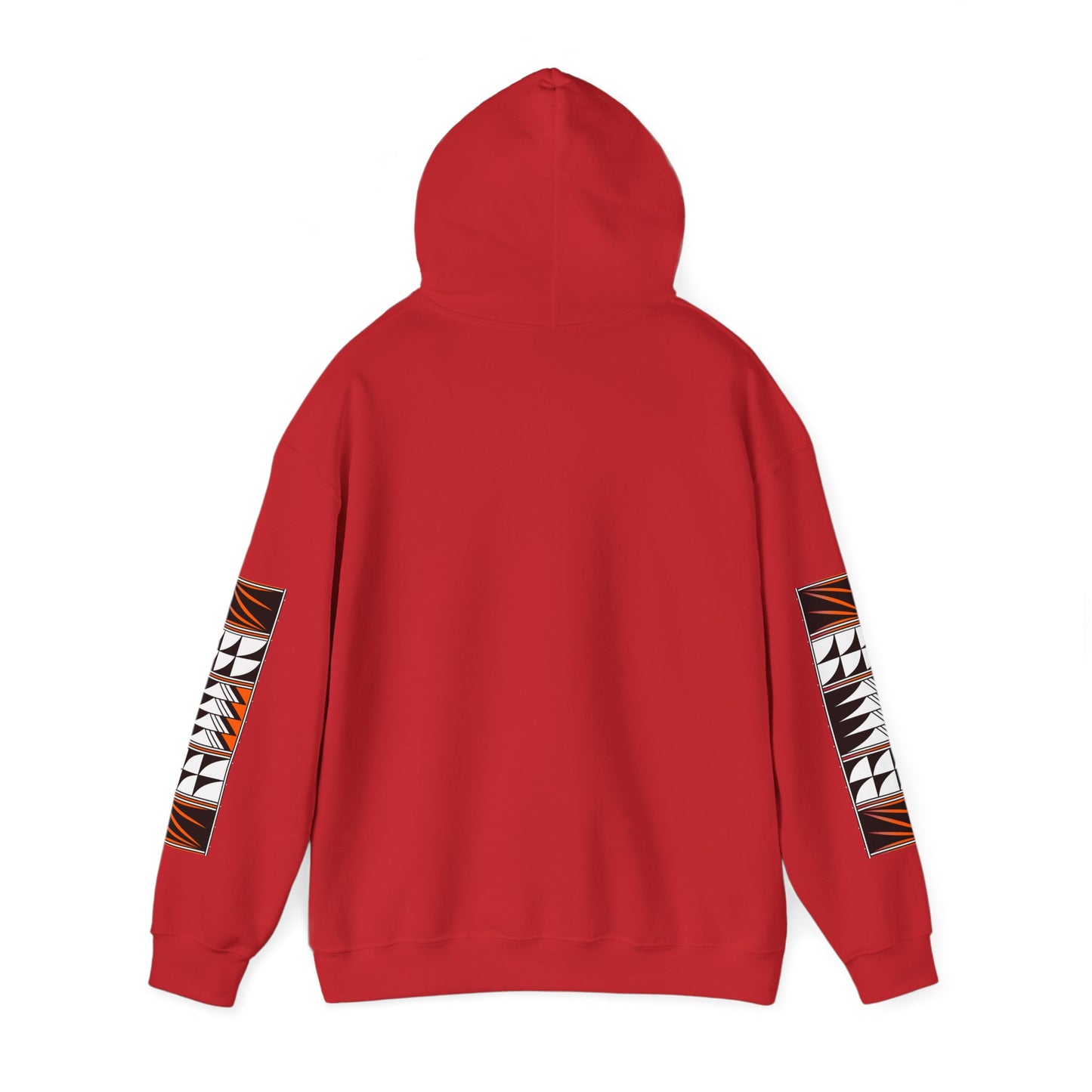 Blessed Feathers in Orange Unisex Hoodie