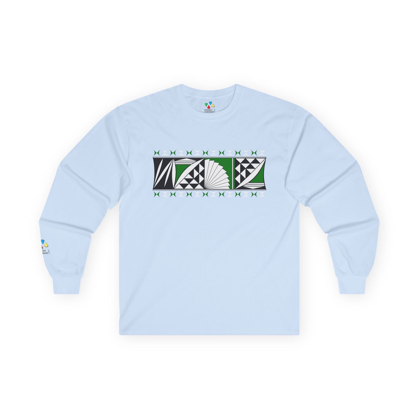 Southwest Sunrise in Green Unisex Long Sleeve Tee