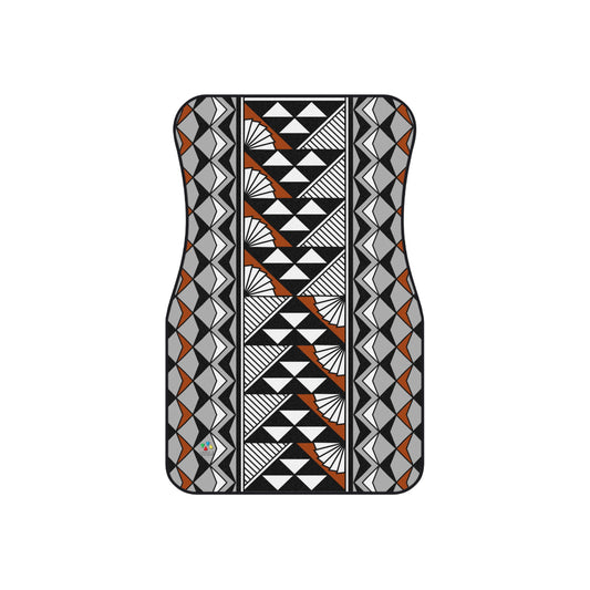 Sun and Rain in Rust Car Mats (Set of 4)