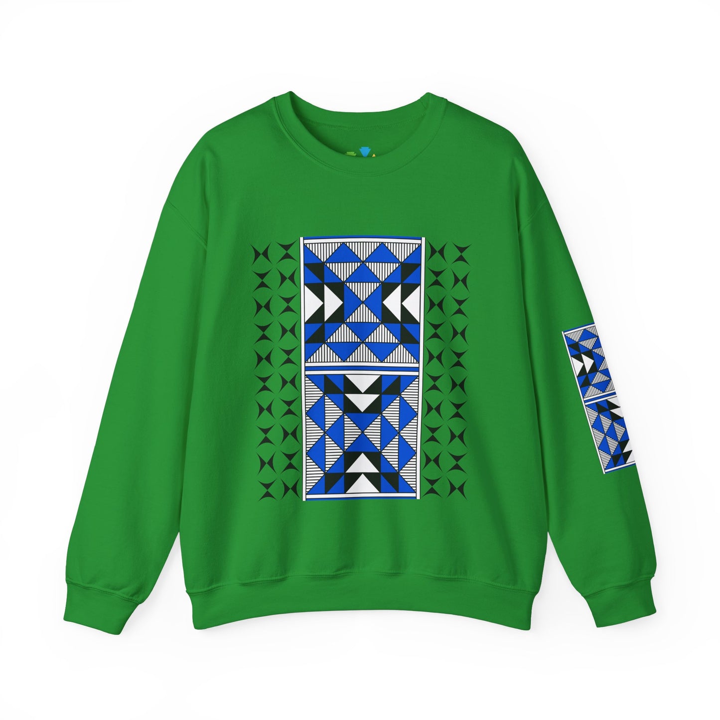 Sacred Mountains in Blue Unisex Sweatshirt