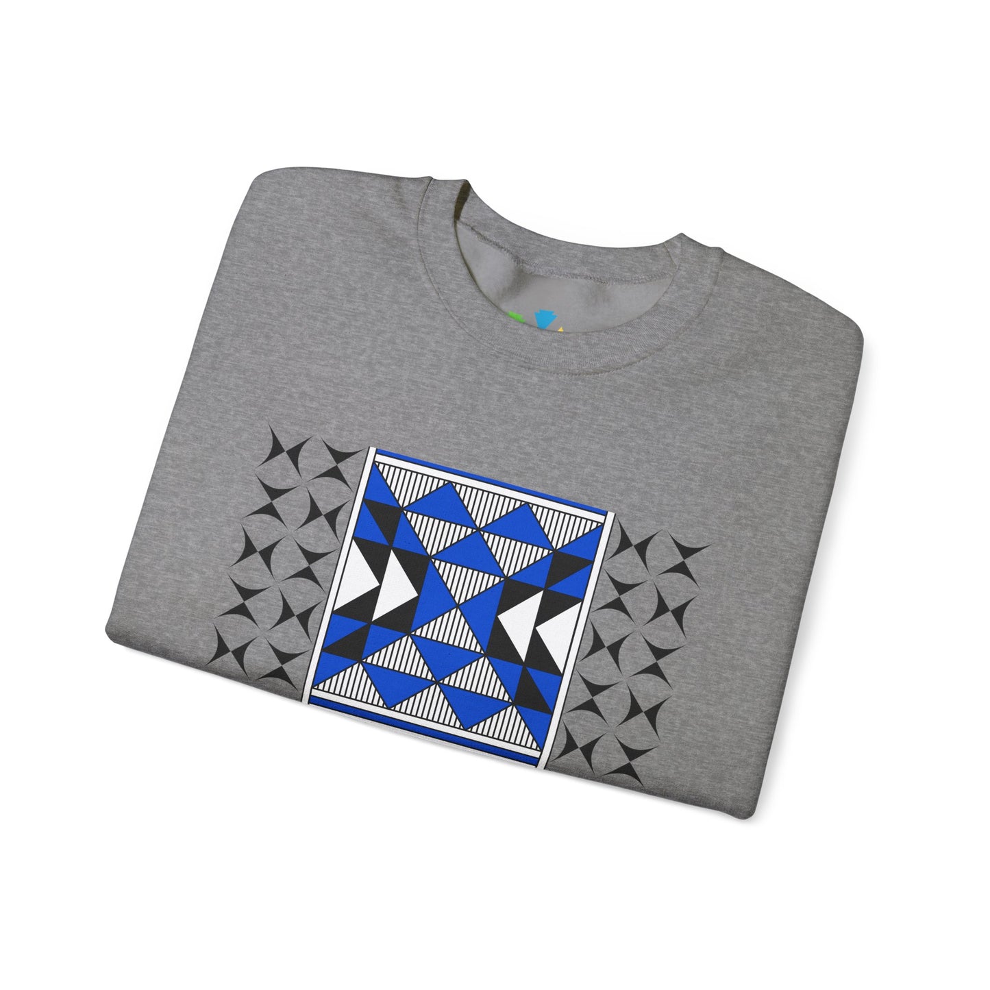 Sacred Mountains in Blue Unisex Sweatshirt