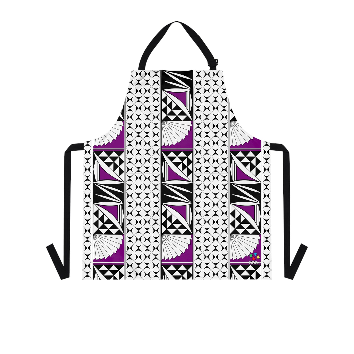 Southwest Sunrise 3 Row Purple Two Pocket Apron