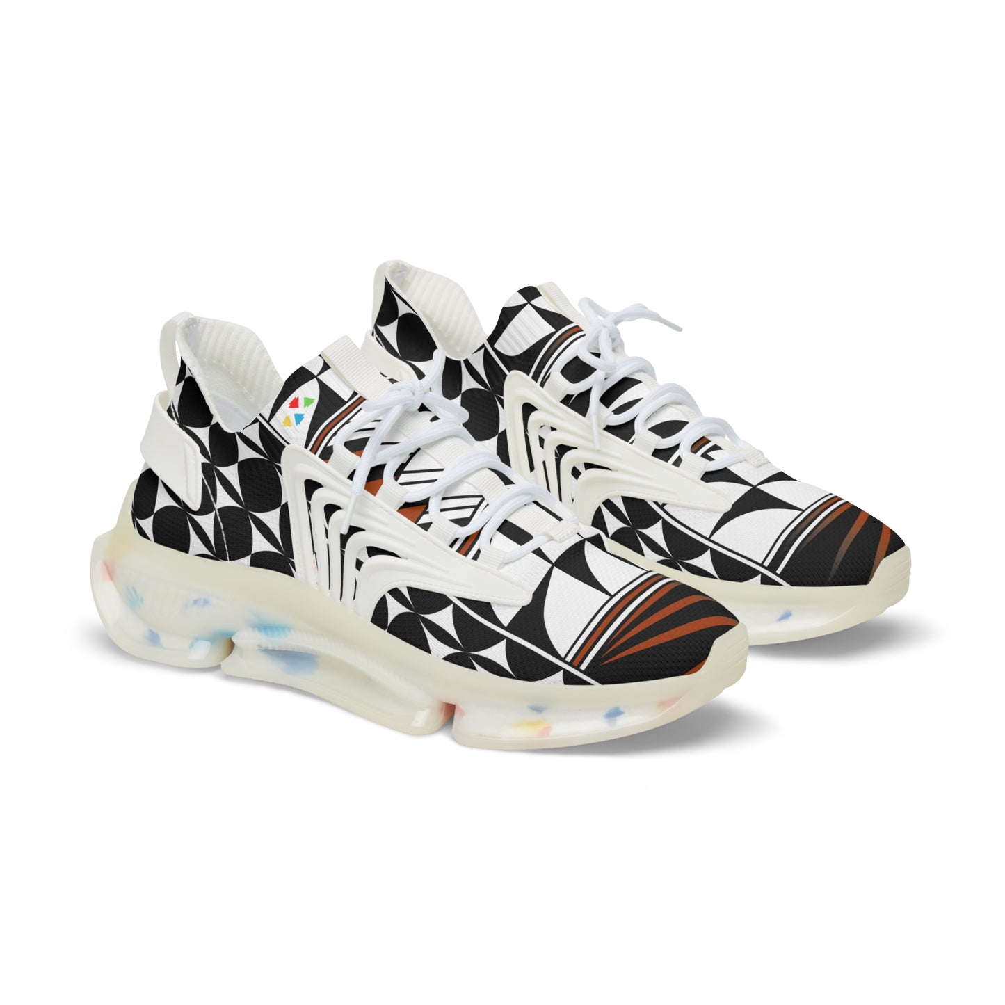Feather Blessing in Rust Men's Mesh Sneakers