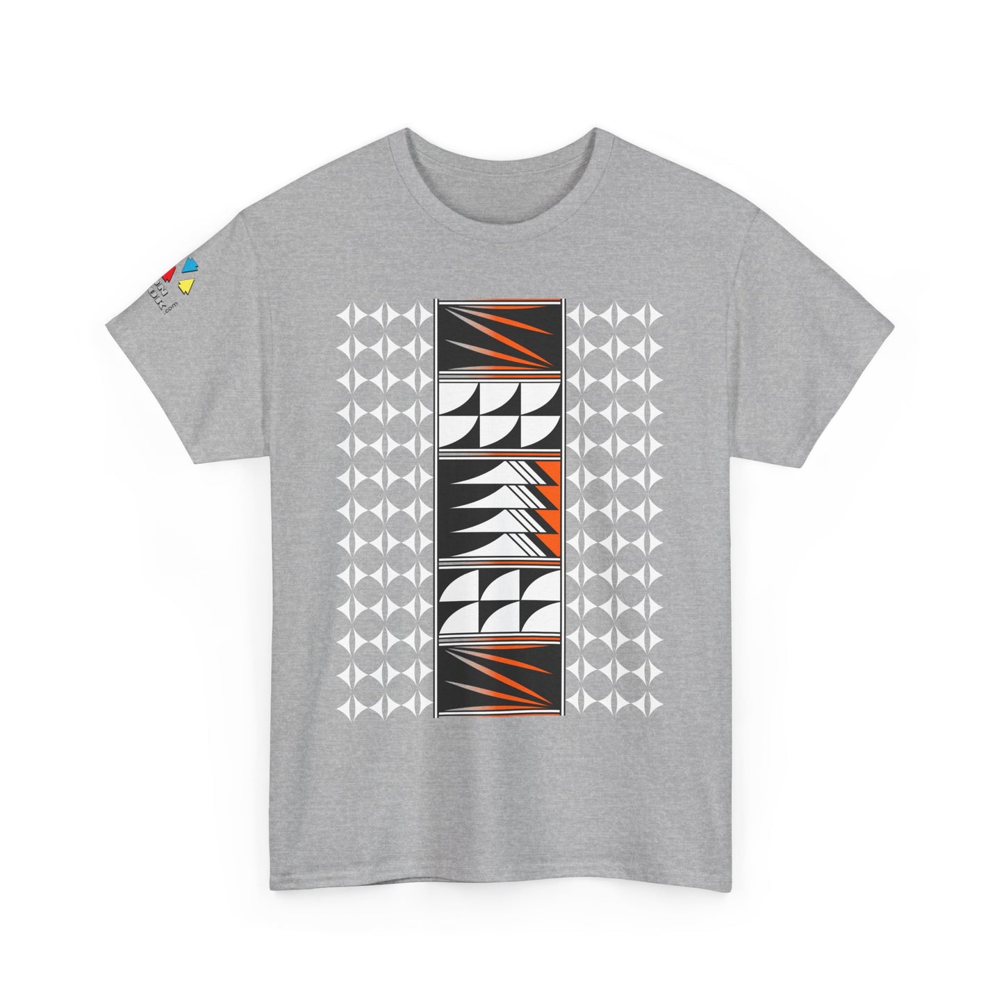 Feather Blessings in Orange Gildan Unisex Tee