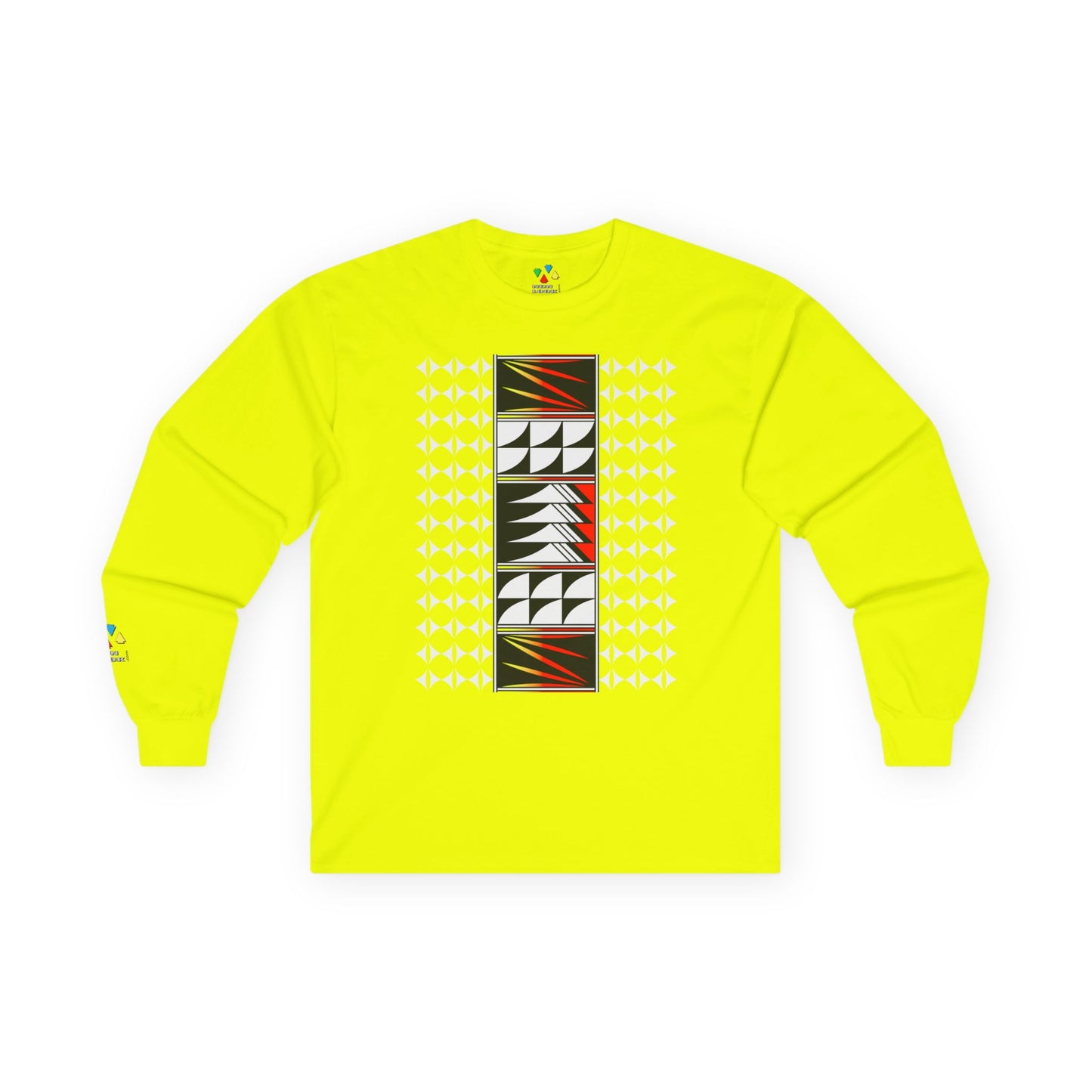 Feather Blessings in Red Unisex Long Sleeve Tee