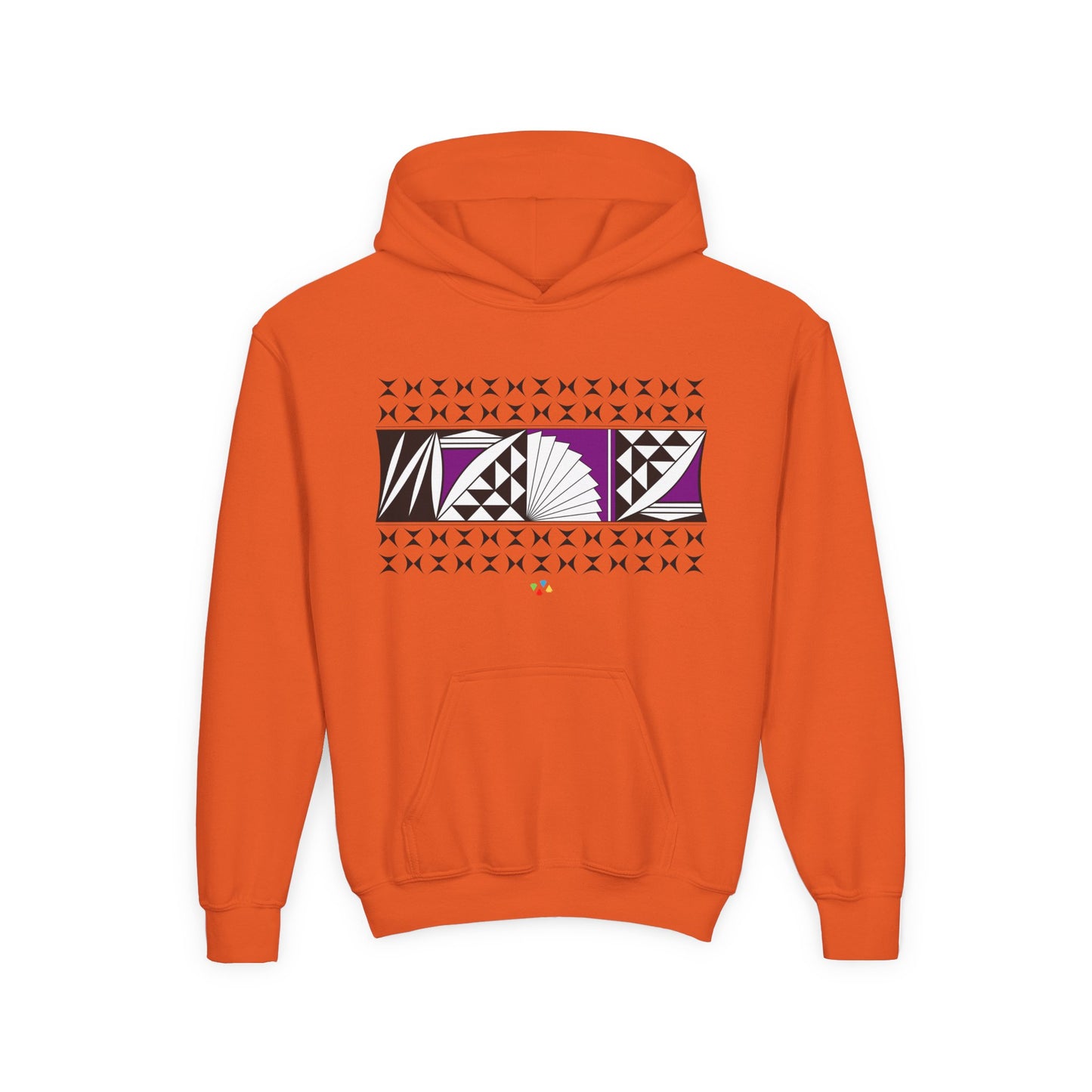 Purple Southwest Sunrise Youth Heavy Blend Hooded Sweatshirt