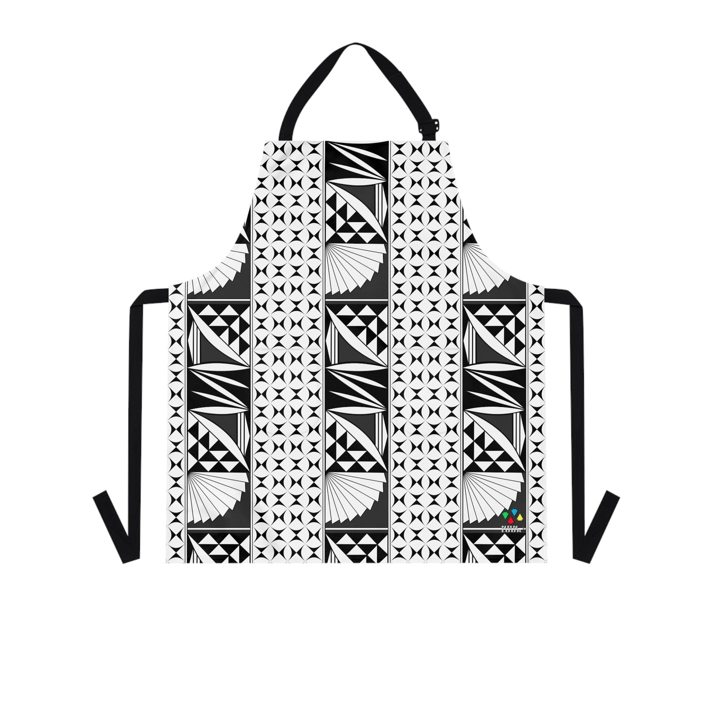Southwest Sunrise 3 Row Charcoal Two Pocket Apron