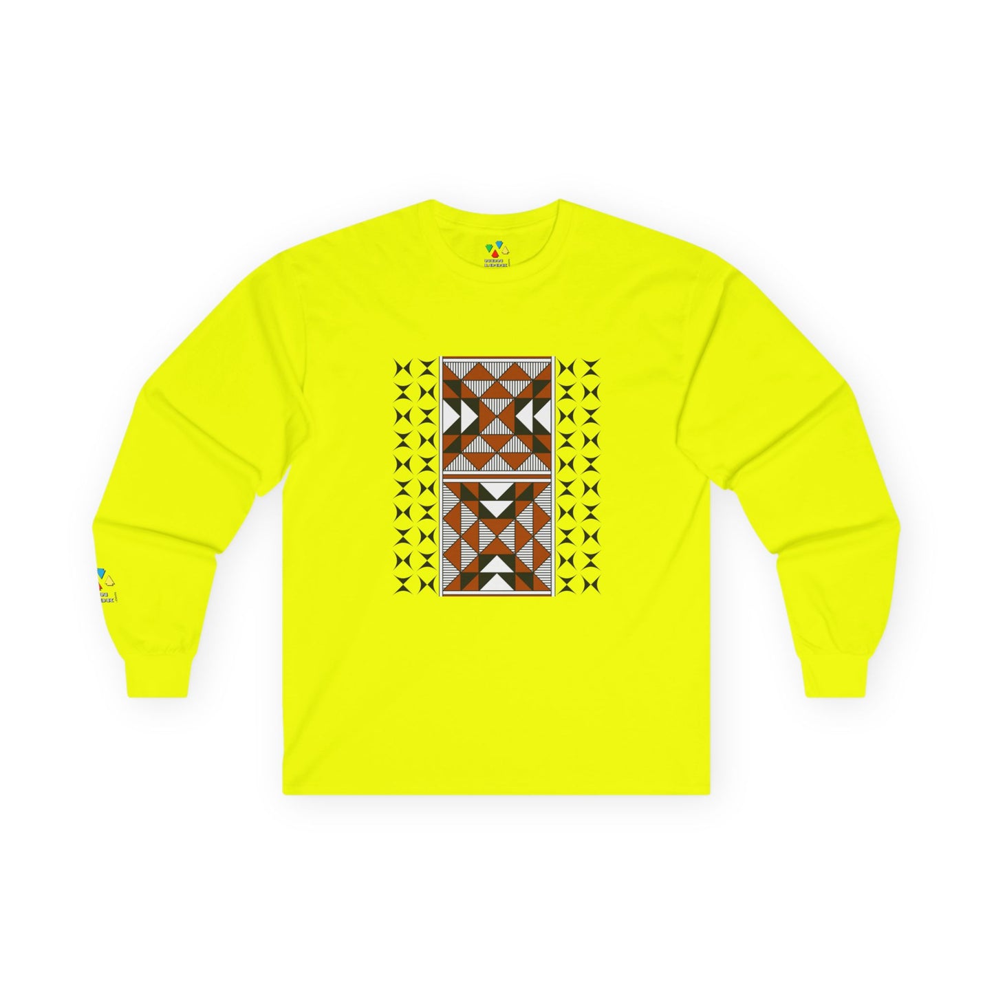 Sacred Mountains in Rust Unisex Long Sleeve Tee