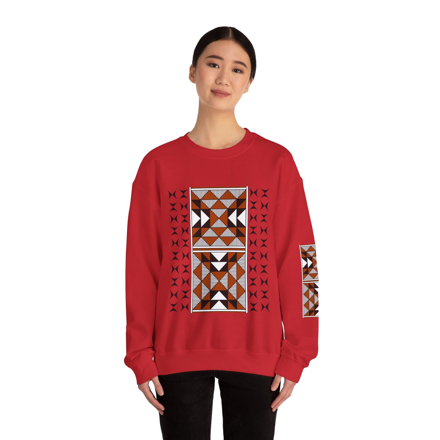 Sacred Mountains in Rust Unisex Sweatshirt