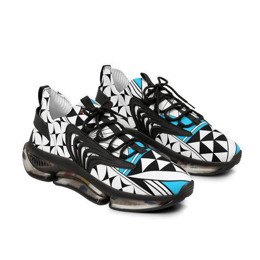 Southwest Sunrise in Turquoise Men's Mesh Sneakers