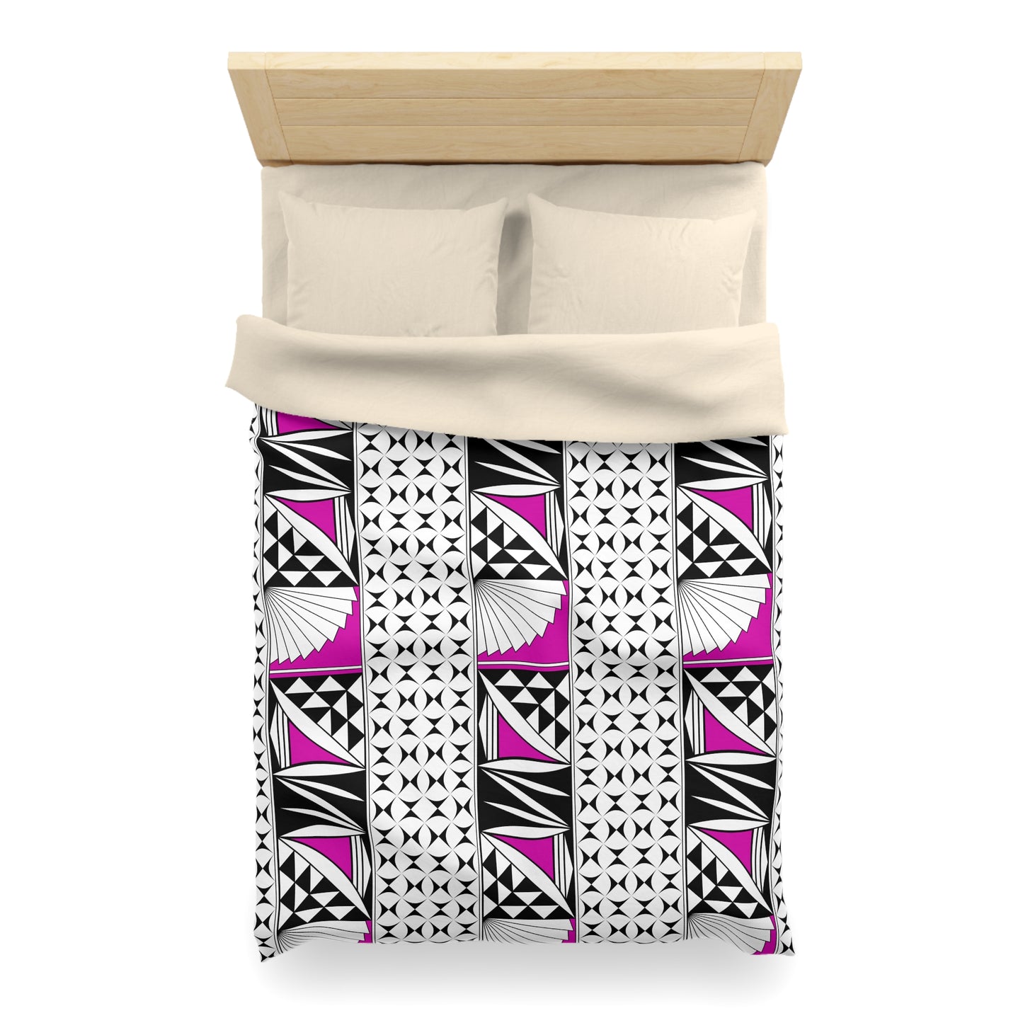 Southwest Sunrise in Pink Microfiber Duvet Cover