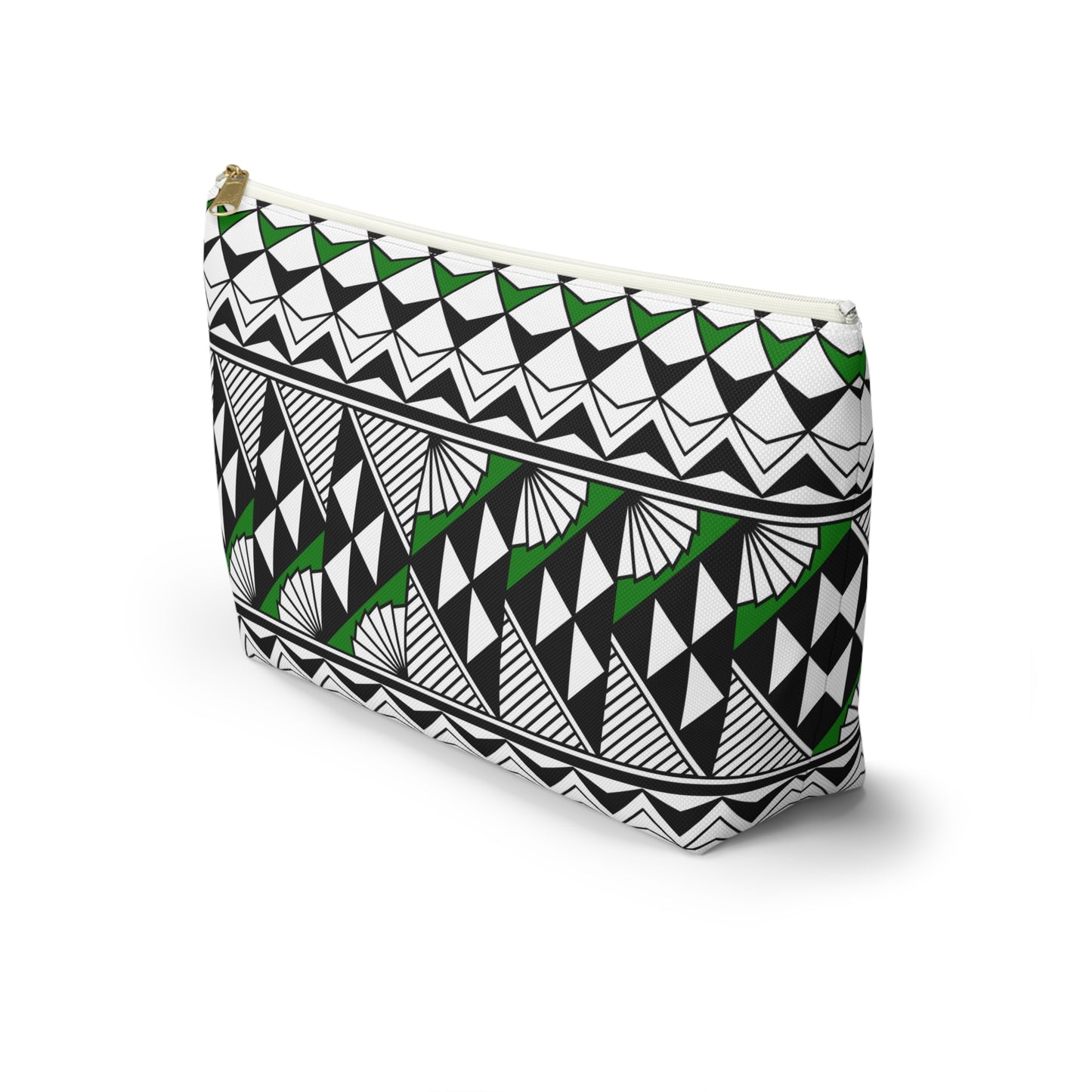 Sun and Rain in Green Pouch w T-bottom