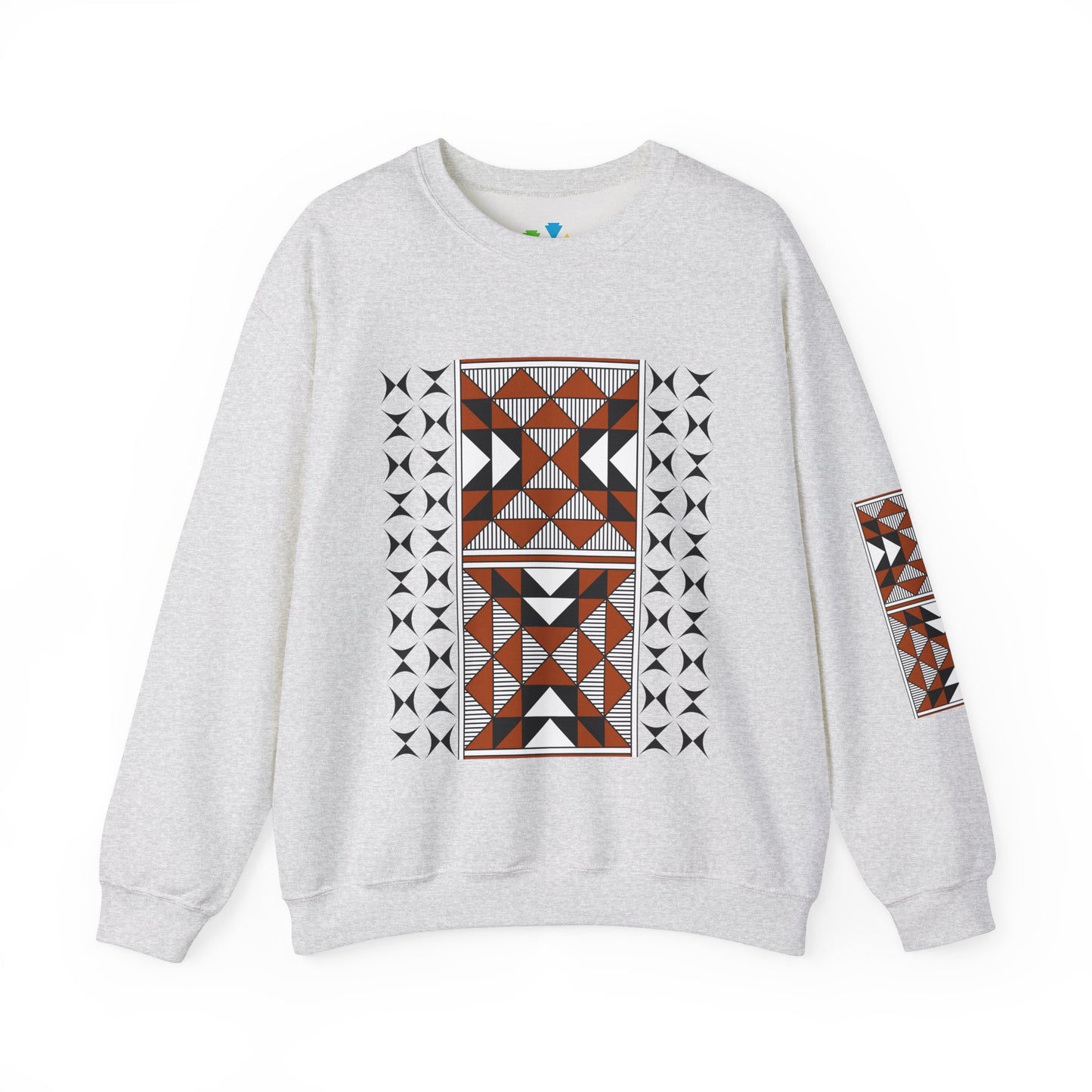 Sacred Mountains in Rust Unisex Sweatshirt