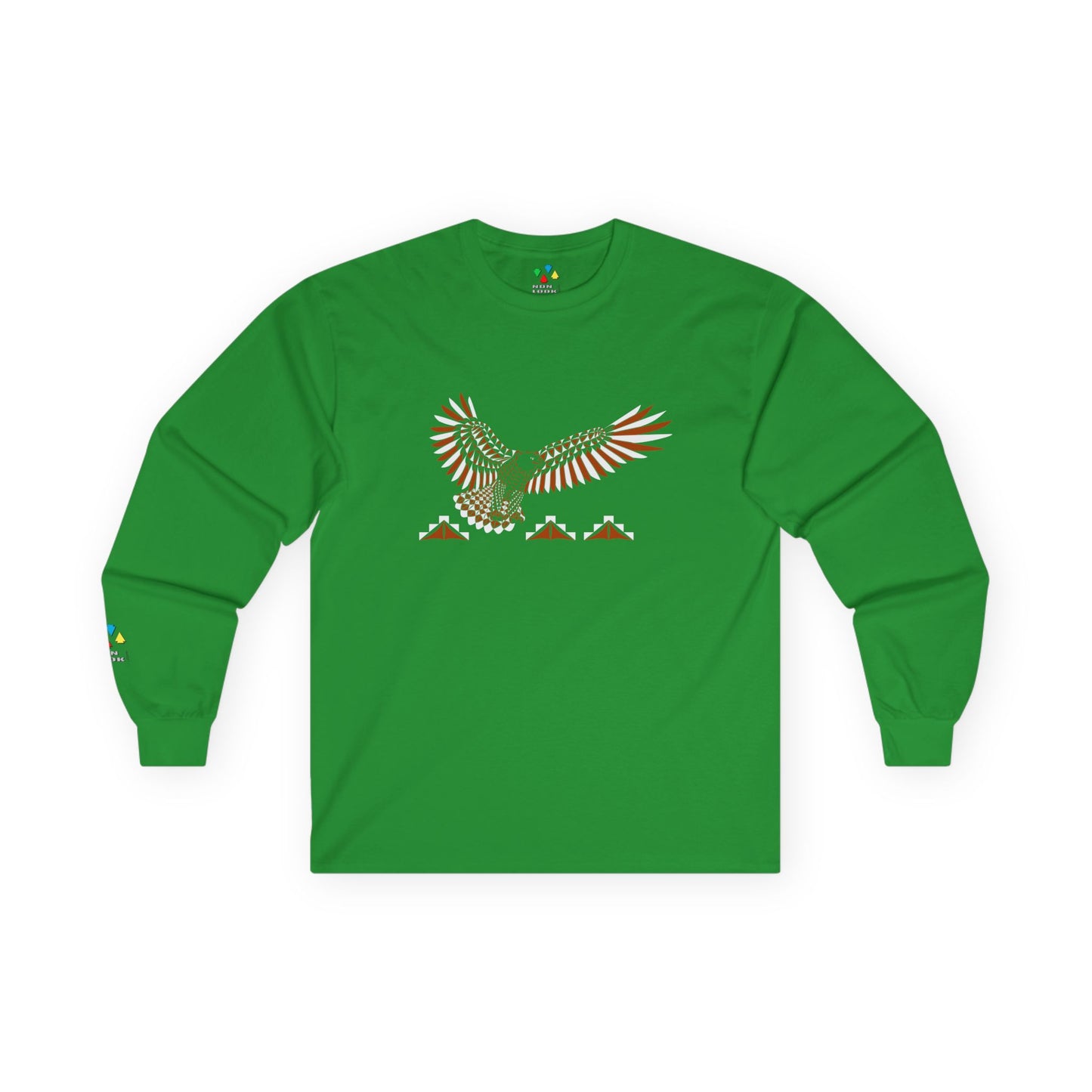 Soaring Eagle in Rust Unisex Long Sleeve Tee