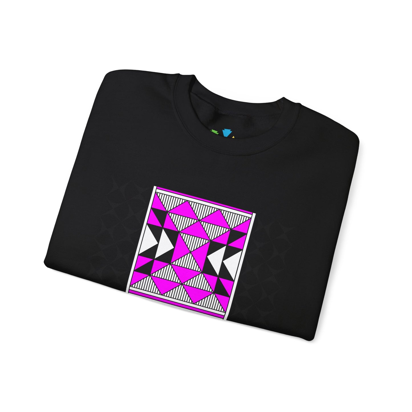 Sacred Mountains in Pink Unisex Sweatshirt