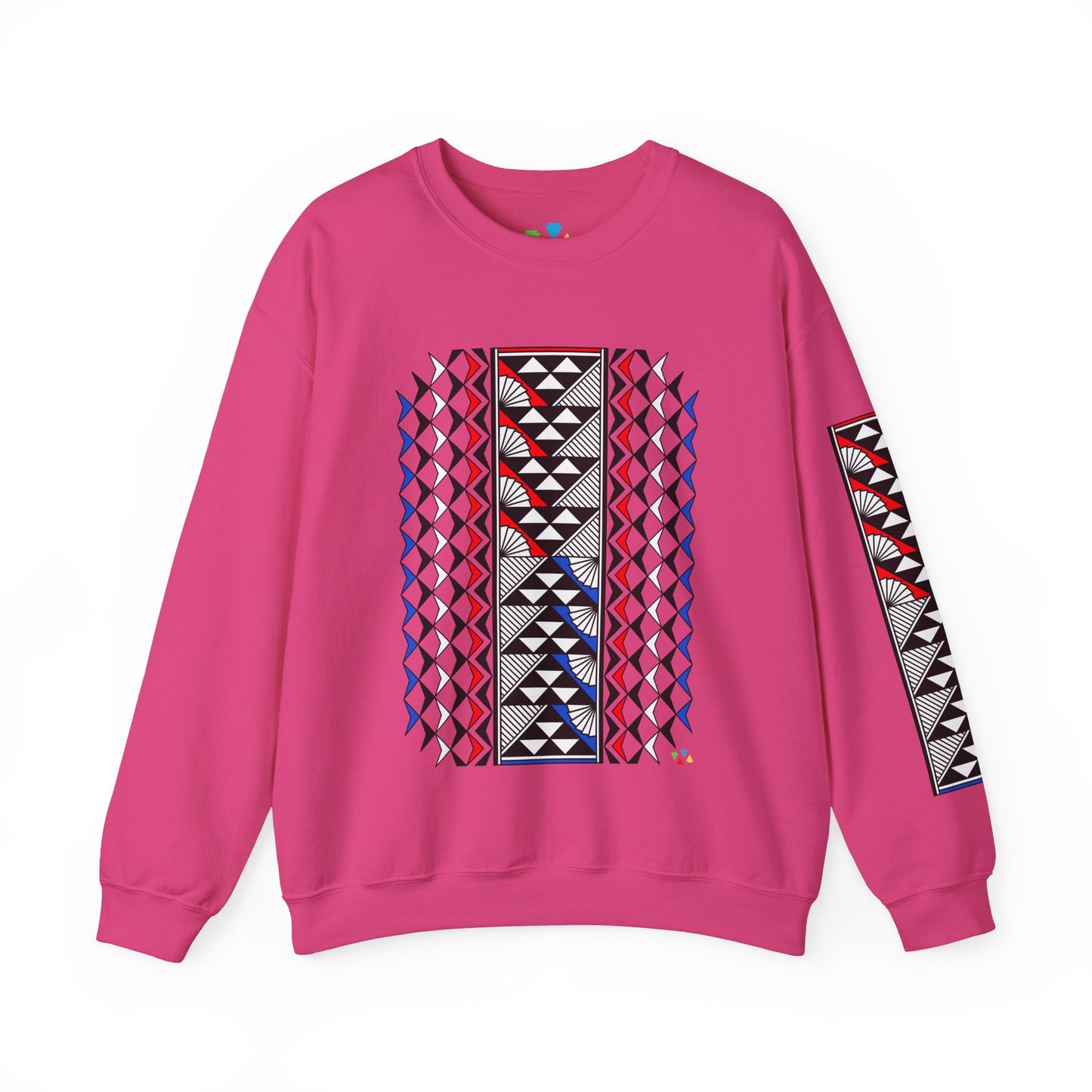Sun and Rain in Red/White/Blue Unisex Sweatshirt