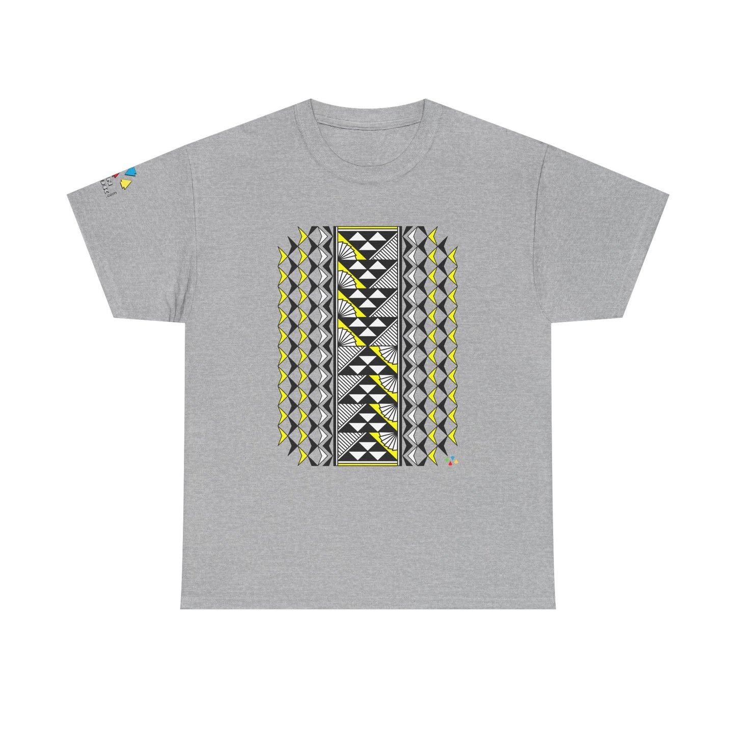 Sun and Rain in Yellow Gildan Unisex Tee