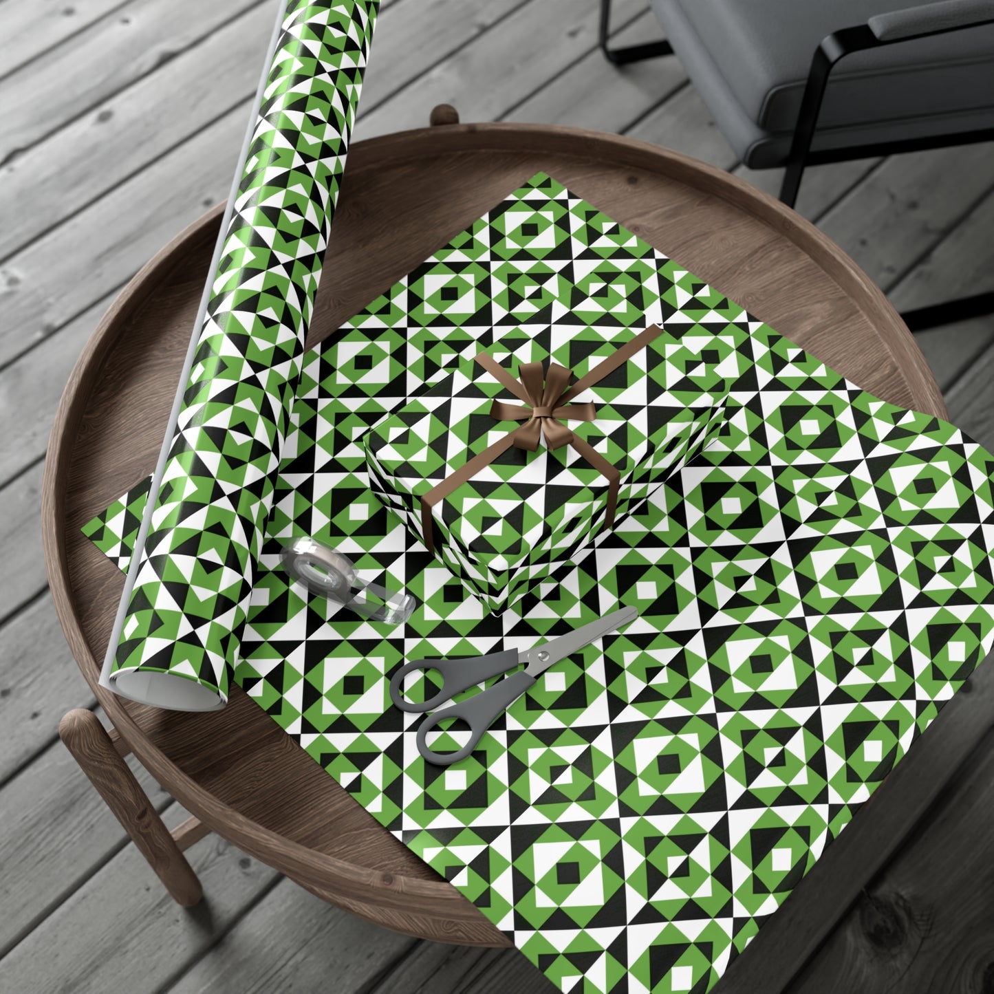 Light Green Sacred Mountains Gift Wrap Papers