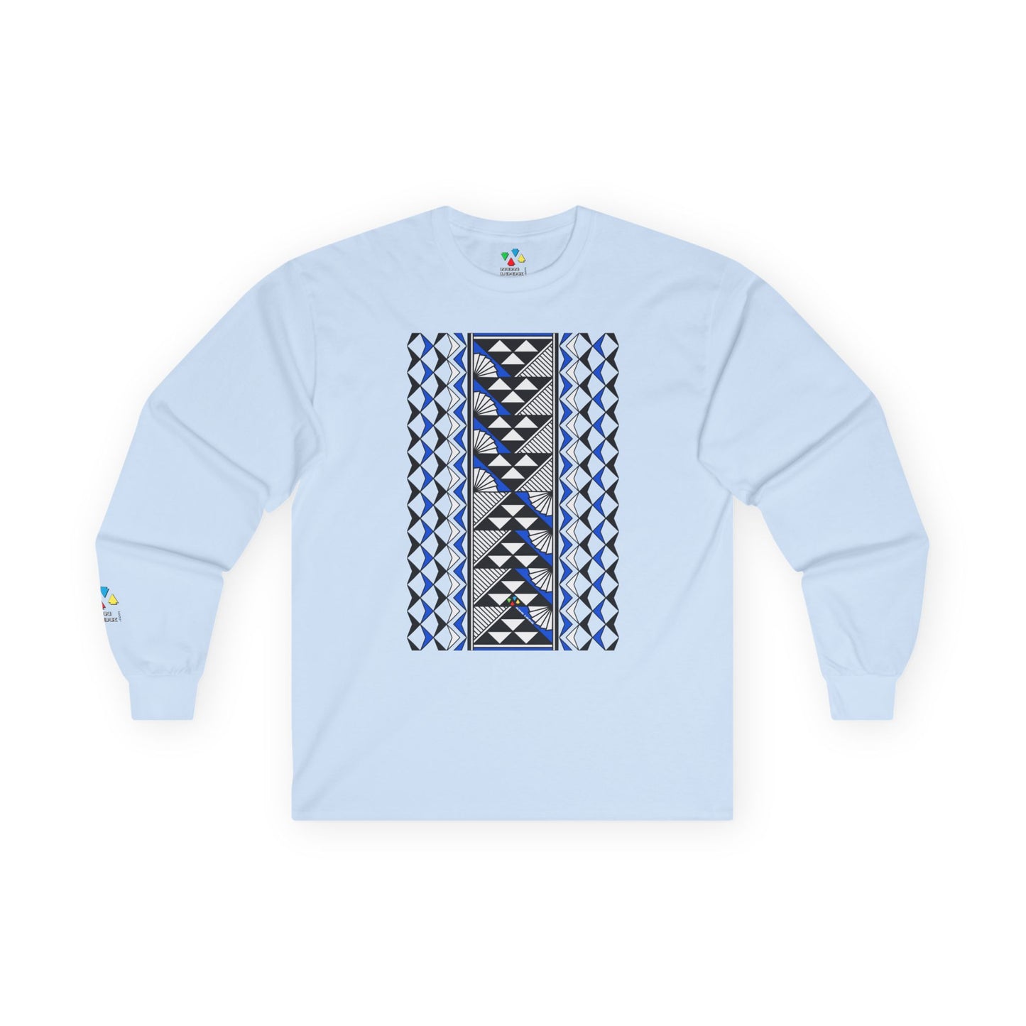 Sun and Rain in Blue Unisex Long Sleeve Tee